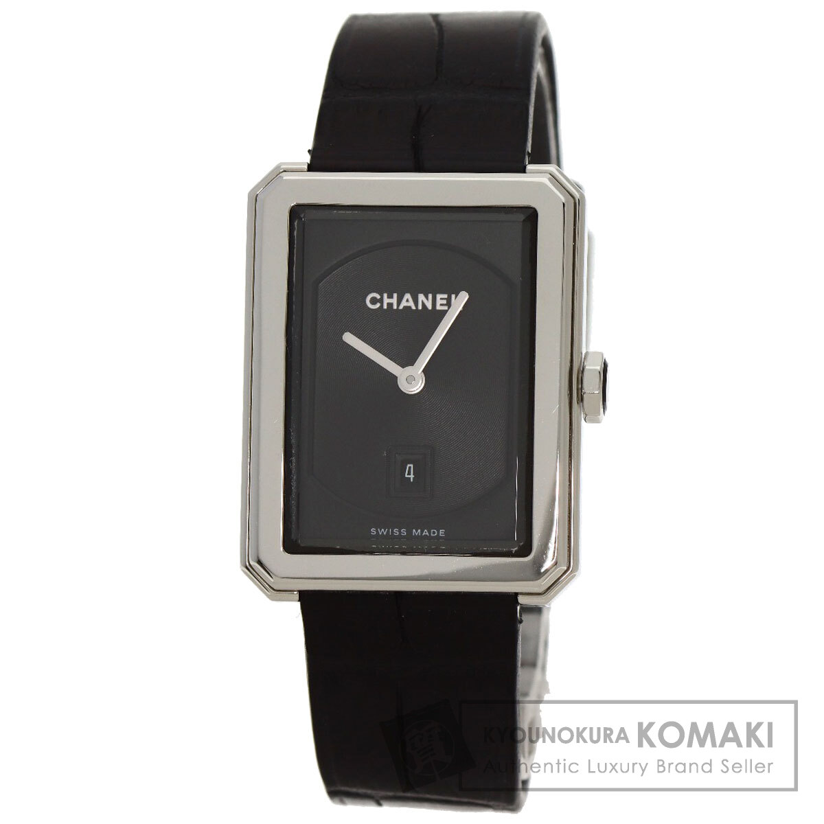 シャネル H4884 ボーイフレンド 腕時計 ステンレススチール/革 ユニセックス 【中古】【CHANEL】