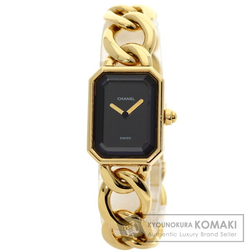 シャネル H0003 プルミエール 金無垢 腕時計 K18イエローゴールド/K18YG レディース 【中古】【CHANEL】 シャネル H0003 プルミエール 金無垢 腕時計 K18イエローゴールド/K18YG レディース 【中古】【CHANEL】