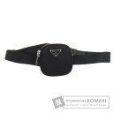プラダ ロゴ金具 ヒップバッグ・ウエストバッグ ナイロン素材 レディース 【中古】【PRADA】