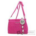 ミュウミュウ マテラッセ 2WAY ショルダーバッグ カーフ レディース 【中古】【MIUMIU】