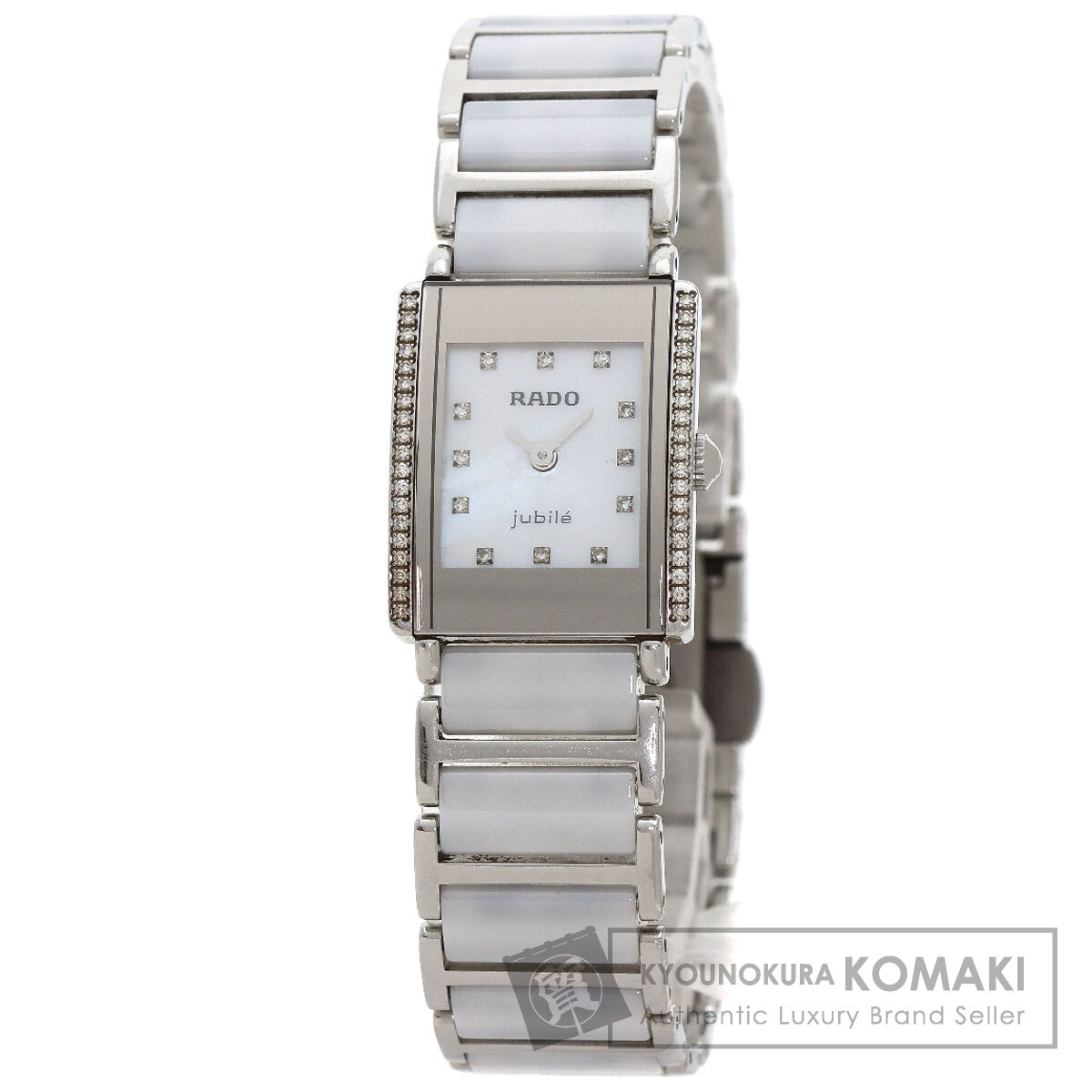 ラドー 153.0430.3 ダイヤスター 腕時計 ステンレススチール/SSxセラミック レディース 【中古】【RADO】