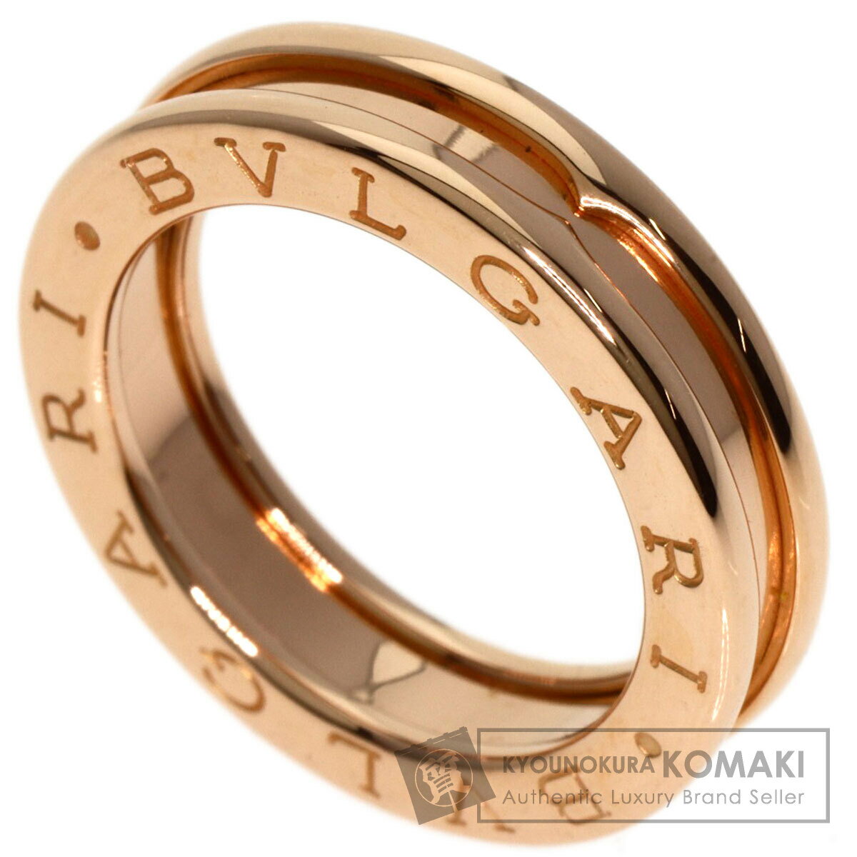 ブルガリ B-zero1 ビーゼロワン 1バンド #49 リング・指輪 K18ピンクゴールド レディース 【中古】【BVLGARI】