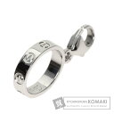 カルティエ ベビーラブ チャーム ペンダントトップ K18ホワイトゴールド レディース 【中古】【CARTIER】