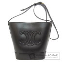 セリーヌ スモールバケット キュイル ショルダーバッグ カーフ レディース 【中古】【CELINE】
