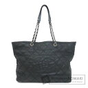 【PickupSALE クーポン対象商品 5/9〜5/12 10時迄!】シャネル マトラッセ シルバー金具 トートバッグ グレインド カーフスキン レディース ...