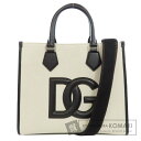 ドルチェアンドガッバーナ 2WAY トートバッグ キャンバス レディース 【中古】【Dolce&Gabbana】