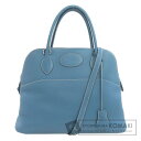 エルメス ボリード31 ブルージーン シルバー金具 ハンドバッグ トリヨン レディース 【中古】【HERMES】