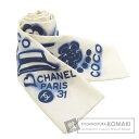 シャネル ココマーク ヘアバンド スカーフ シルク レディース 【中古】【CHANEL】