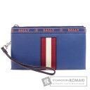 バリー バリーストライプ アクセサリーポーチ レザー レディース 【中古】【BALLY】