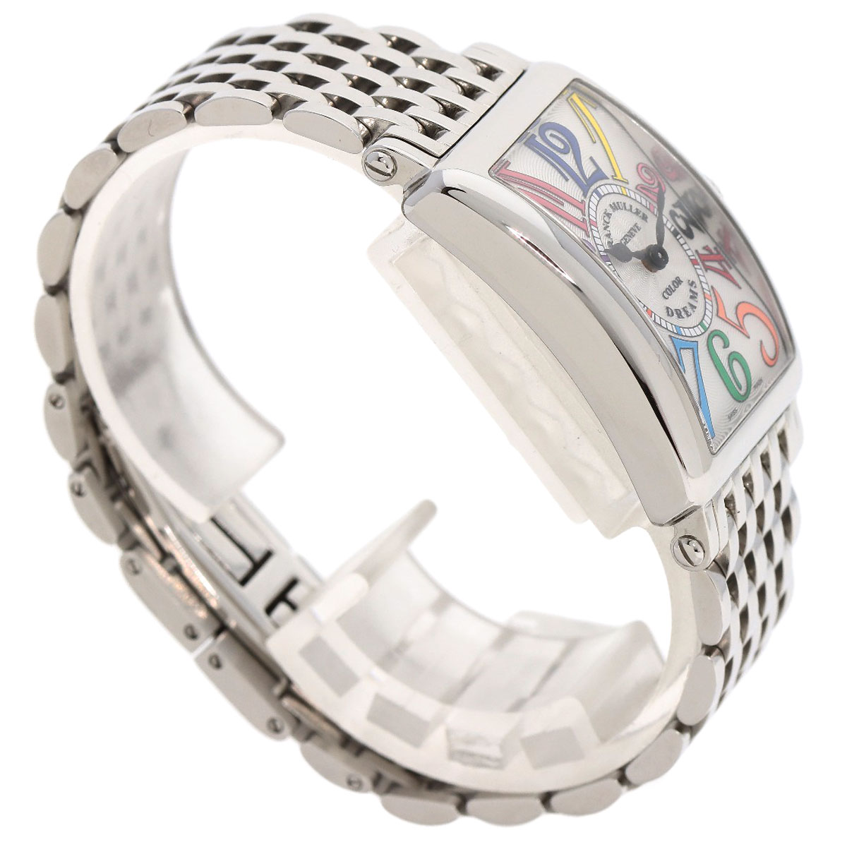 フランクミュラー 902QZCOLDRM ロングアイランド カラードリーム 腕時計 ステンレススチール/SS レディース 【中古】【FRANCK MULLER】