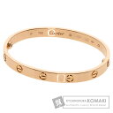 カルティエ ラブブレス ドライバー無し #17 ブレスレット K18ピンクゴールド レディース 【中古】【CARTIER】