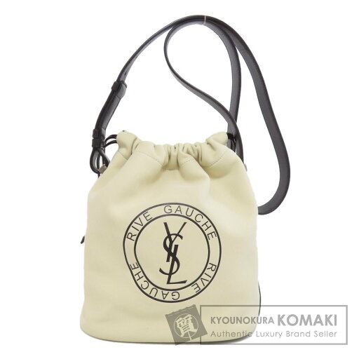 サンローラン ロゴ ショルダーバッグ カーフ レディース 【中古】【SAINT LAURENT】 サンローラン ロゴ ショルダーバッグ カーフ レディース 【中古】【SAINT LAURENT】