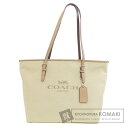 コーチ 6528 ロゴ トートバッグ キャンバス レディース 【中古】【COACH】