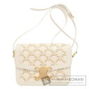 セリーヌ ティーン トリオンフ ショルダーバッグ PVC/カーフ レディース 【中古】【CELINE】