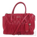 ミュウミュウ マテラッセ 2WAY ハンドバッグ レザー レディース 【中古】【MIUMIU】