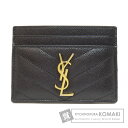 イヴ・サンローラン ロゴ カードケース レザー レディース 【中古】【YVES SAINT LAURENT】(4)