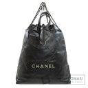 シャネル シャネル22 バックパック シルバー金具 リュック・デイパック ラムスキン レディース 【中古】【CHANEL】