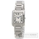 カルティエ W5310022 タンク アングレーズ SM 腕時計 ステンレススチール/SS レディース 【中古】【CARTIER】