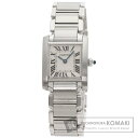 カルティエ W51008Q3 タンクフランセーズ M 腕時計 ステンレススチール/SS レディース 【中古】【CARTIER】