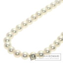 ミキモト パール 真珠 ロング 120cm ネックレス K14ホワイトゴールド レディース 【中古】【MIKIMOTO】