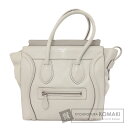 セリーヌ ラゲージマイクロ トートバッグ カーフ レディース 【中古】【CELINE】
