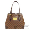 ルイヴィトン N51204 ハムステッドMM トートバッグ ダミエキャンバス レディース 【中古】【LOUIS VUITTON】