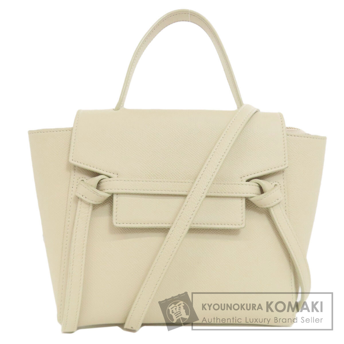 【SPECIAL COUPON対象商品 6/20〜6/26 10時迄!】セリーヌ ナノ ベルトバッグ 2WAY ハンドバッグ カーフ レディース 【中古】【CELINE】のサムネイル