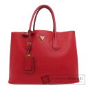 プラダ ロゴ トートバッグ サフィアーノ レディース 【中古】【PRADA】