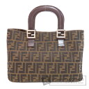 フェンディ ズッカ柄 ハンドバッグ キャンバス レディース 【中古】【FENDI】