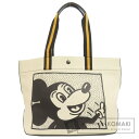 コーチ C7421 キースへリングコラボ ミッキー トートバッグ キャンバス レディース 【中古】【COACH】