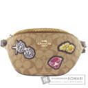 コーチ F73188 シグネチャー ワッペン 白雪姫コラボ ボディバッグ PVC レディース 【中古】【COACH】
