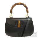 グッチ 000 46 0633 バンブー 2WAY ハンドバッグ レザー レディース 【中古】【GUCCI】