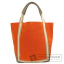 アニヤ・ハインドマーチ ロゴ トートバッグ キャンバス レディース 【中古】【Anya Hindmarch】