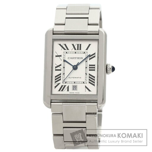 カルティエ W5200028 タンクソロ XL デイト 腕時計 ステンレススチール/SS メンズ 【中古】【CARTIER】 カルティエ W5200028 タンクソロ XL デイト 腕時計 ステンレススチール/SS メンズ 【中古】【CARTIER】