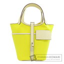 エルメス ピコタンロック カーゴPM シルバー金具 ハンドバッグ キャンバス レディース 【中古】【HERMES】(4)