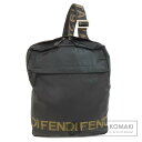 フェンディ ロゴ ボディバッグ キャンバス レディース 【中古】【FENDI】