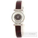 ショパール 20/4780-21 ハッピーダイヤモンド 腕時計 K18ホワイトゴールド/革 レディース 【中古】【Chopard】(2)