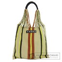 マルニ フラワーカフェ ハンモック トートバッグ キャンバス レディース 【中古】【MARNI】