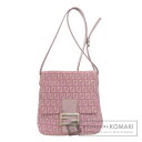 フェンディ ズッカ柄 ショルダーバッグ キャンバス レディース 【中古】【FENDI】