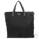 プラダ ロゴ金具 2WAY トートバッグ ナイロン素材 レディース 【中古】【PRADA】
