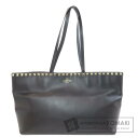 バレンティノ スタッズ トートバッグ レザー レディース 【中古】【VALENTINO】