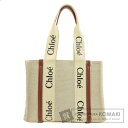 クロエ ウッディ トートバッグ キャンバス レディース 【中古】【CHLOE】