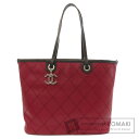 シャネル オンザロード シルバー金具 トートバッグ グレインド カーフスキン レディース 【中古】【CHANEL】
