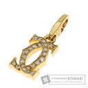 カルティエ 2C チャーム ダイヤモンド ペンダントトップ K18イエローゴールド レディース 【中古】【CARTIER】(4)