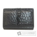 サンローラン 型押し キーケース レザー レディース 【中古】【SAINT LAURENT】