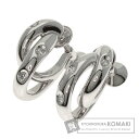 ミキモト ダイヤモンド イヤリング K18ホワイトゴールド レディース 【中古】【MIKIMOTO】