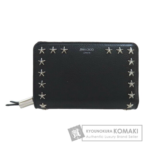 【SPECIAL COUPON対象商品 6/20〜6/26 10時迄!】ジミーチュウ スターモチーフ スタッズ 二つ折り財布(小銭入れあり) レザー レディース 【中古】【Jimmy Choo】 【SPECIAL COUPON対象商品 6/20〜6/26 10時迄!】ジミーチュウ スターモチーフ スタッズ 二つ折り財布(小銭入れあり) レザー レディース 【中古】【Jimmy Choo】
