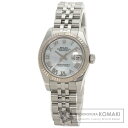 ロレックス 179174NR デイトジャスト 腕時計 ステンレススチール/SS/K18WG レディース 【中古】【ROLEX】(2)
