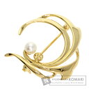 ミキモト パール 真珠 ブローチ K18イエローゴールド レディース 【中古】【MIKIMOTO】