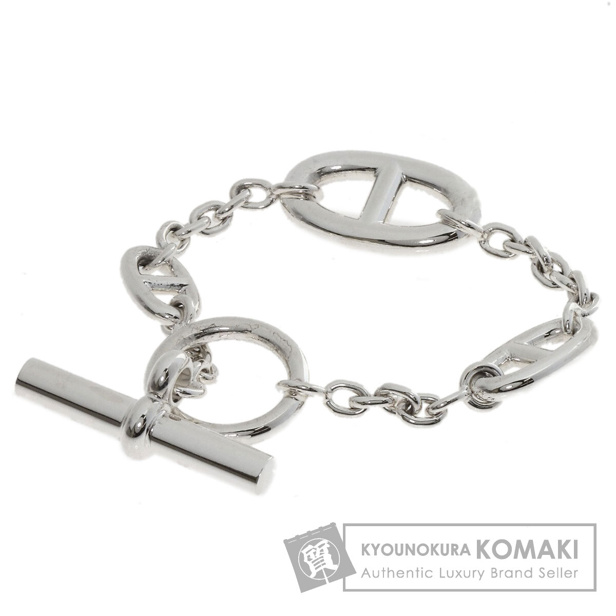 エルメス シェーヌダンクル ファランドール ブレスレット シルバー レディース 【中古】【HERMES】